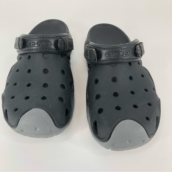 Mens Black Crocs Size 11 - Picture 2 of 6
